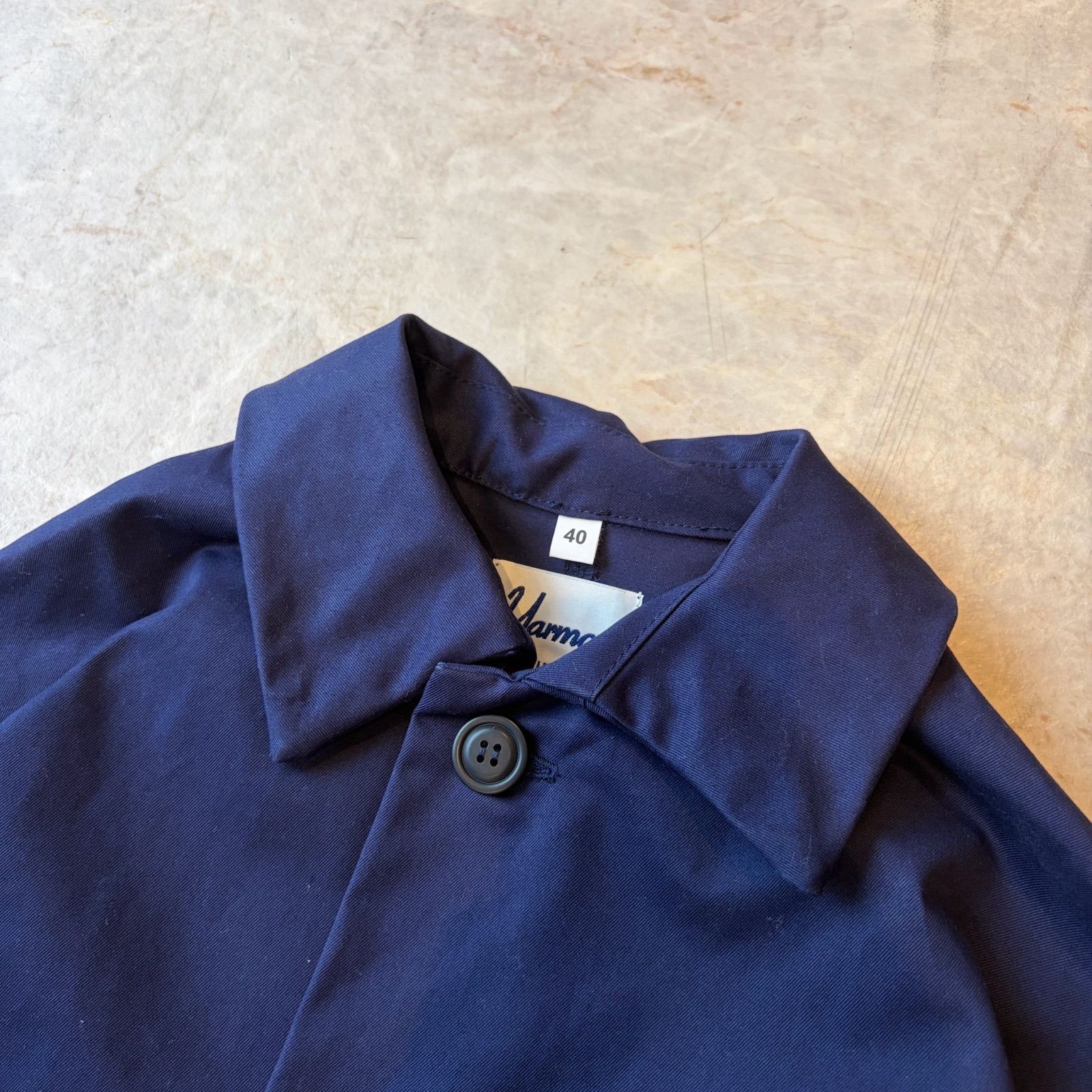 Yarmo ヤーモ DUSTER COAT ダスターコート (NAVY) - メルカリ