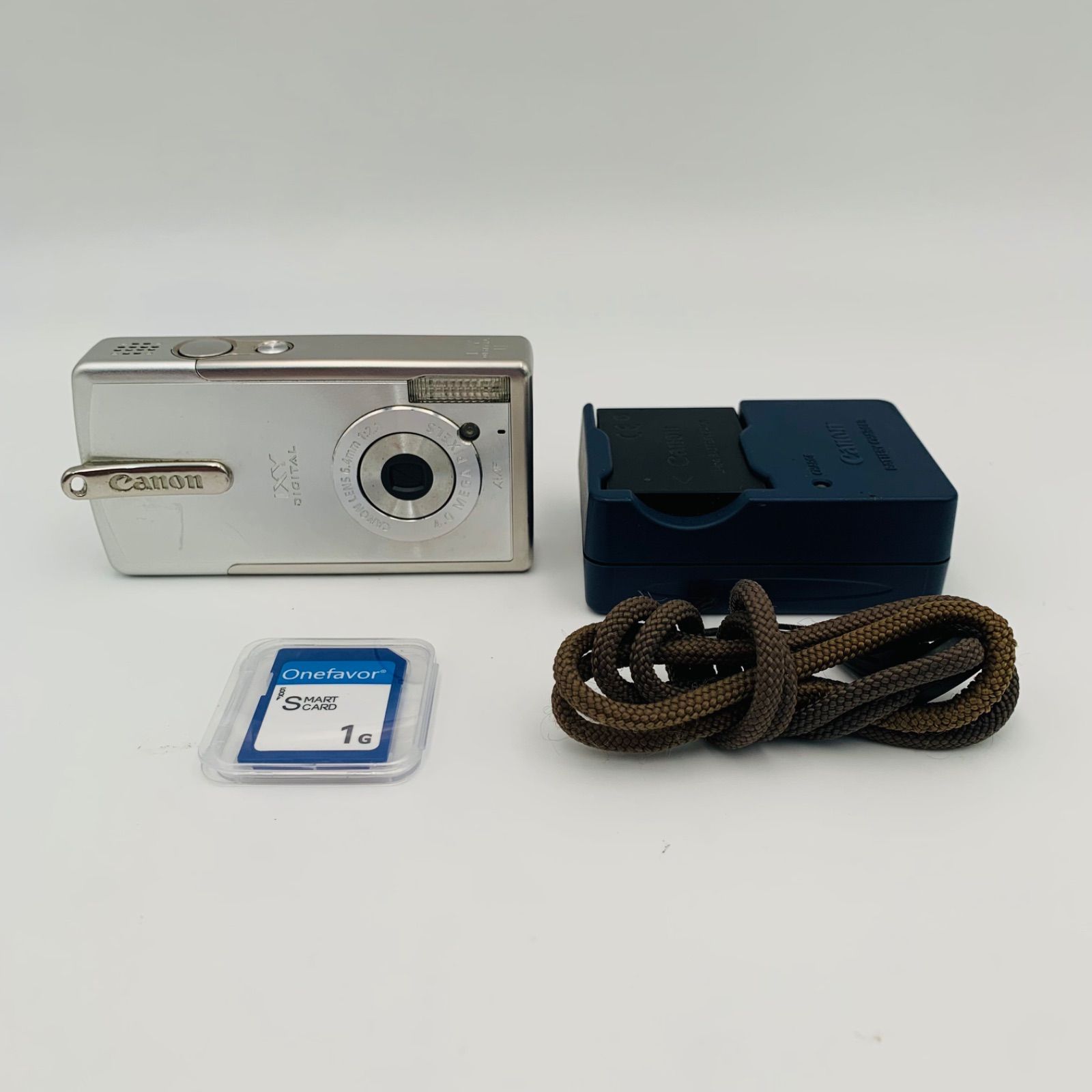 Canon IXY DIGITAL L1 PC1060 シルバー 充電器•SDカード•ストラップ (0806) 7,700円