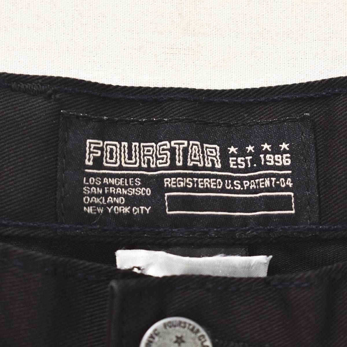 USA製 フォースター FOURSTAR コットン ツイル ワーク パンツ ジップ