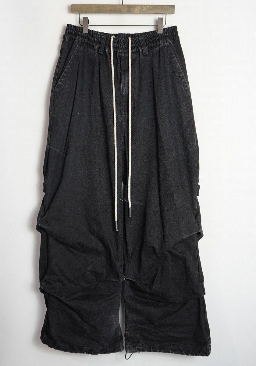 A.F ARTEFACT エーエフアーティファクト Denim Tuck Wide Pants デニム