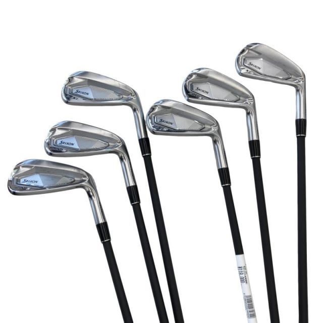 【中古】 ダンロップ SRIXON ZXi5 6S アイアンセット IR 純正特注シャフト (フレックスS) メンズ 男性用 右利き 右用 Cランク ゴルフクラブ