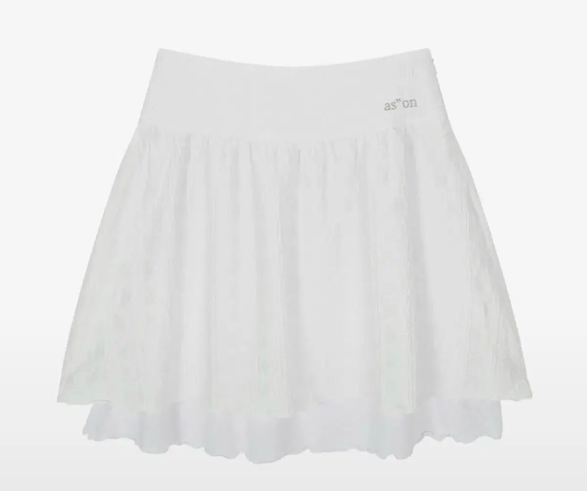 アズオン LACY CHECK SKIRT
