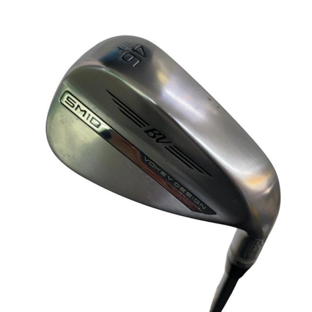 【中古】 タイトリスト VOKEY SPIN MILLED SM10 ツアークロム 46°/10°F ウェッジ WG Dynamic Gold (フレックスS) メンズ 男性用 右利き 右用 Cランク ゴルフクラブ