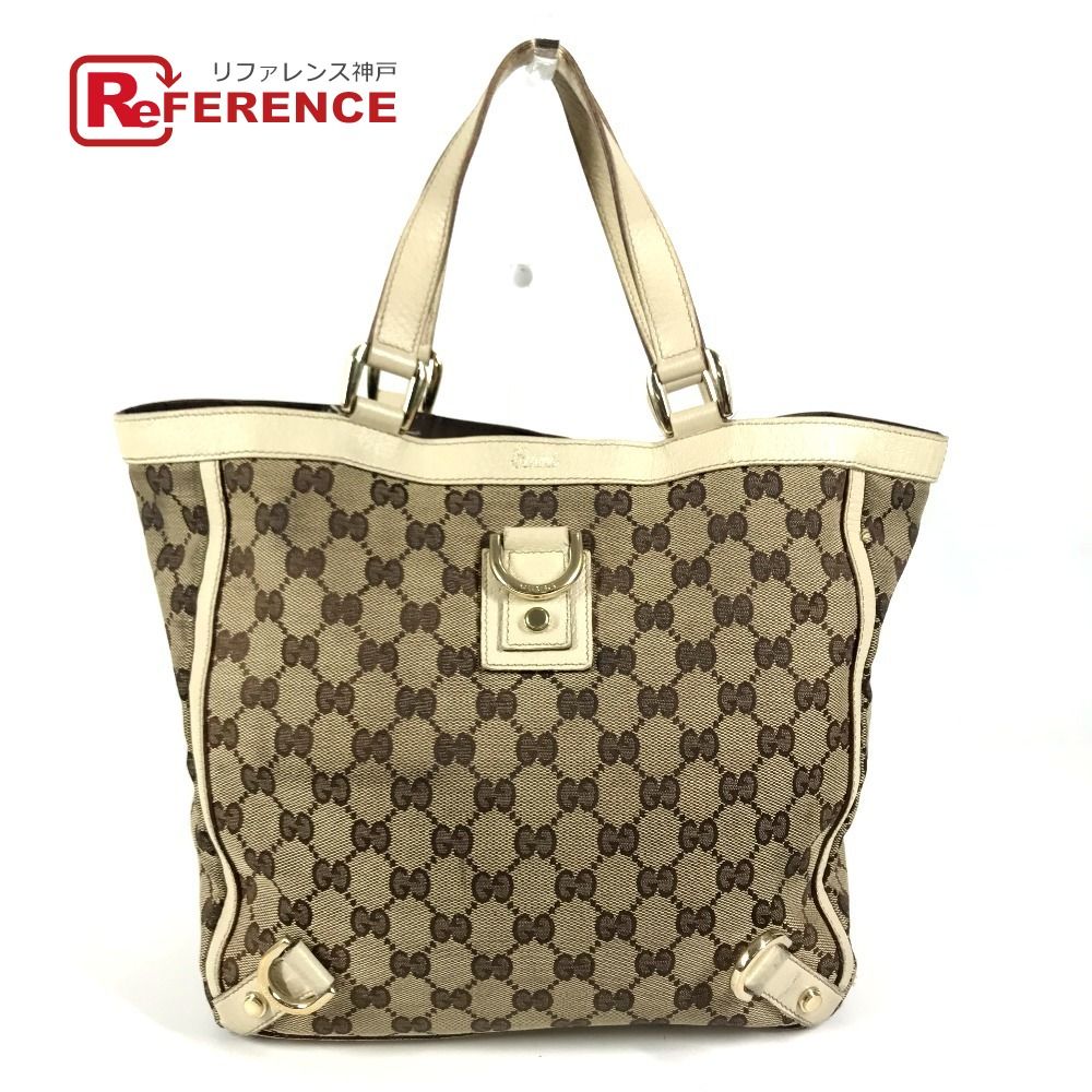 GUCCI グッチ ショルダーバッグ GG ロゴ 130739 GGキャンバス/レザー ベージュ