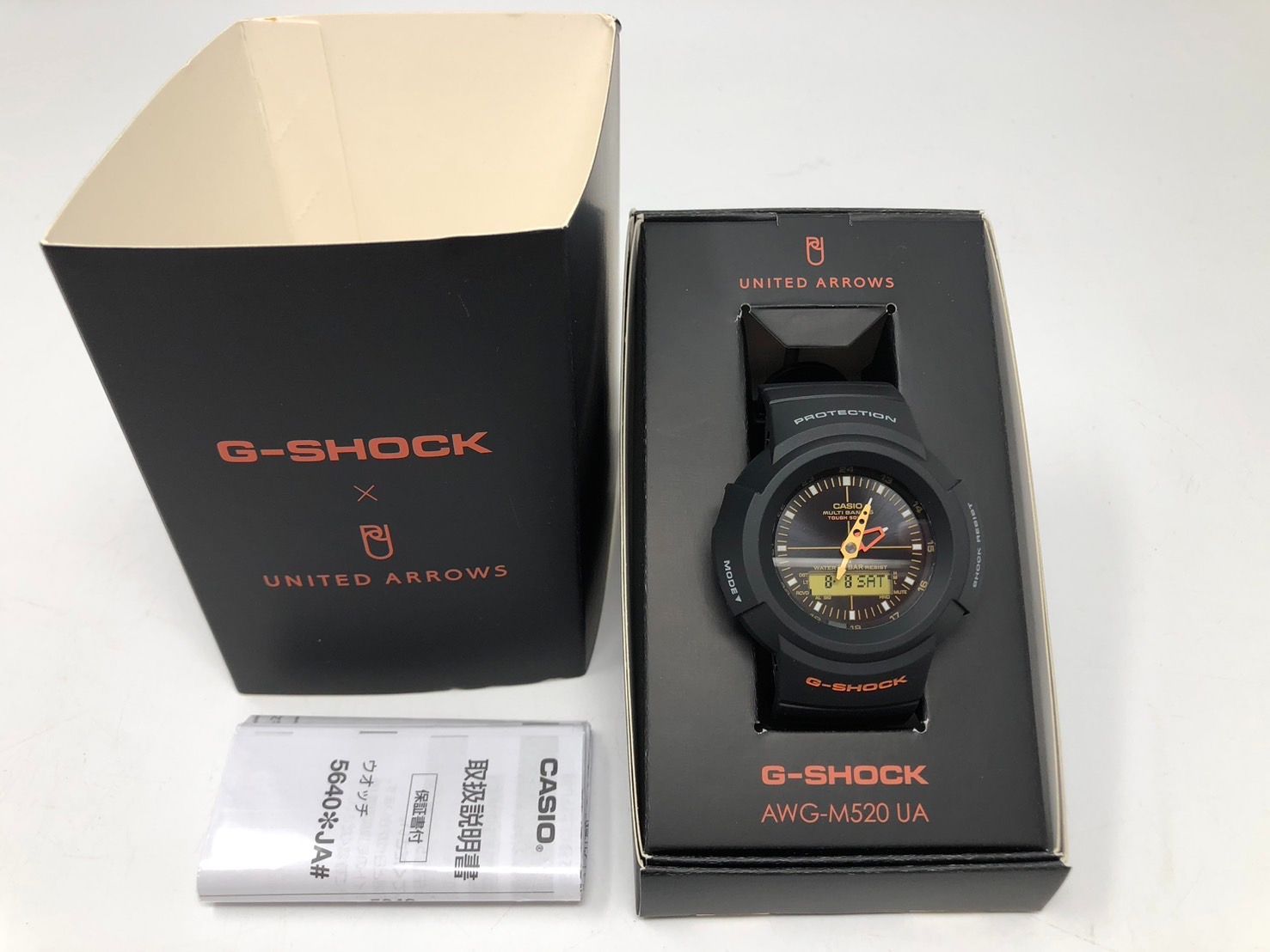 ◆CASIO G-SHOCK x UNITED ARROWS AWG-M520UA 腕時計 ユナイテッドアローズ 中古◆22423