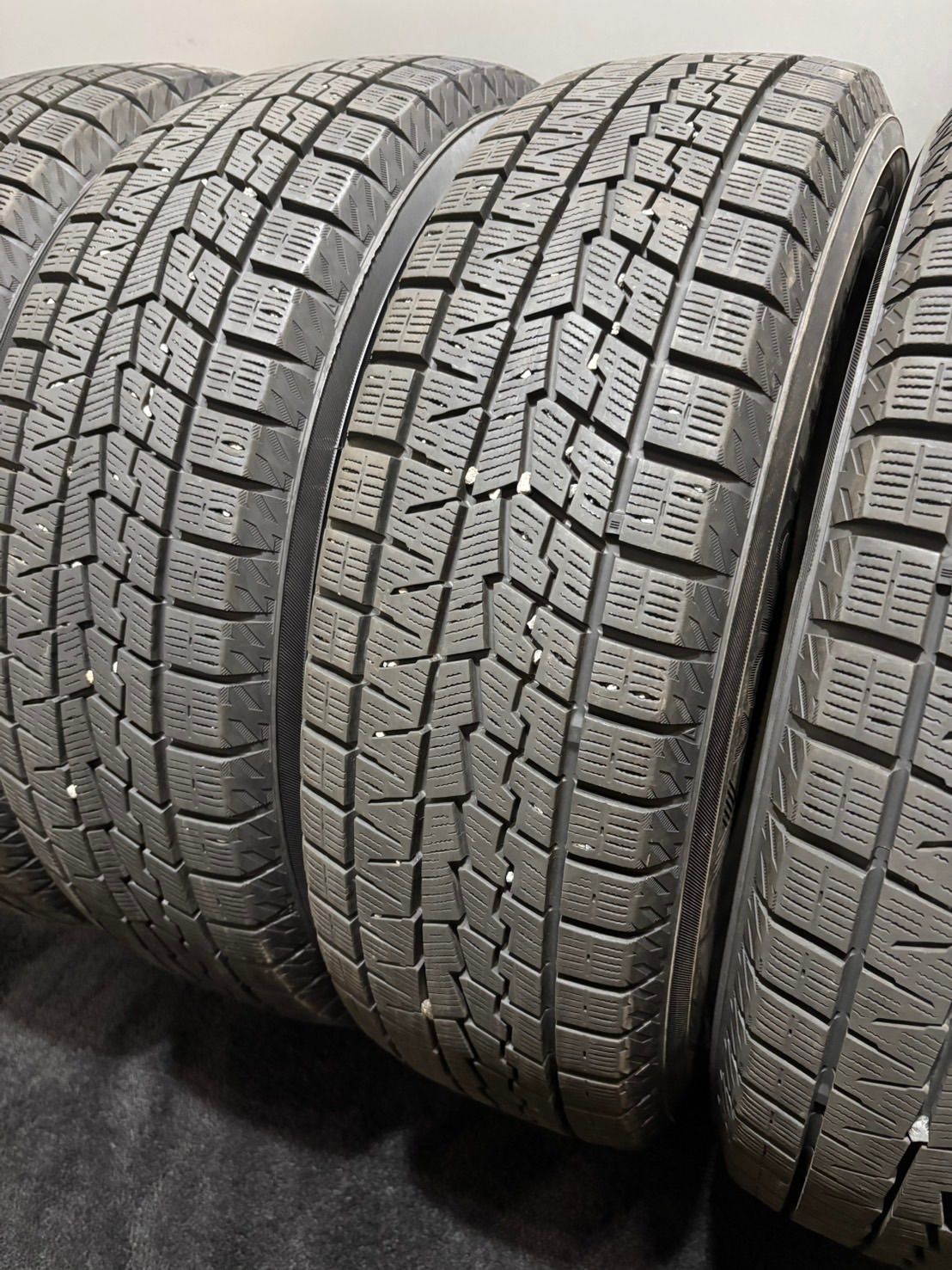 ★185/65R15 YOKOHAMA/ice GUARD iG70 21年製 スタッドレス 4本 ヨコハマ アイスガード アクア シエンタ ヤリス フリード (3-M958)