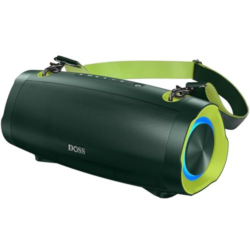 DOSS Extreme Boom Pro D100 Bluetoothスピーカー 70W 大音量 ワイヤレス ポータブル ブルートゥース スピーカー IPX6防水 24時間再生 低音強化 TWS対応 パッシブラジエーター採用 USB-C充電 cf34fa12