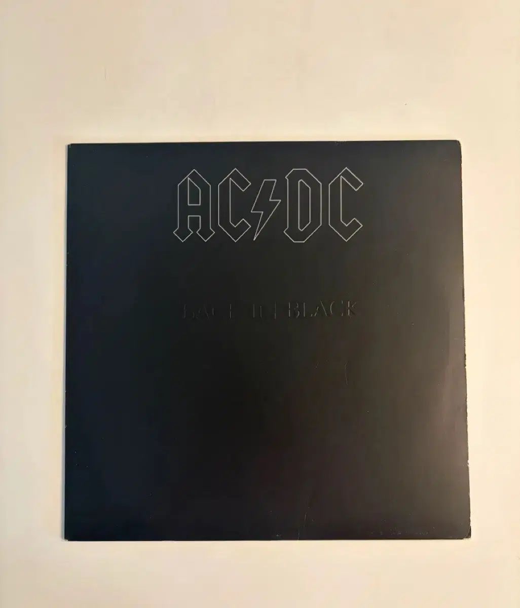 AC ／ DC ー Back In Black 1980 US 早い LP