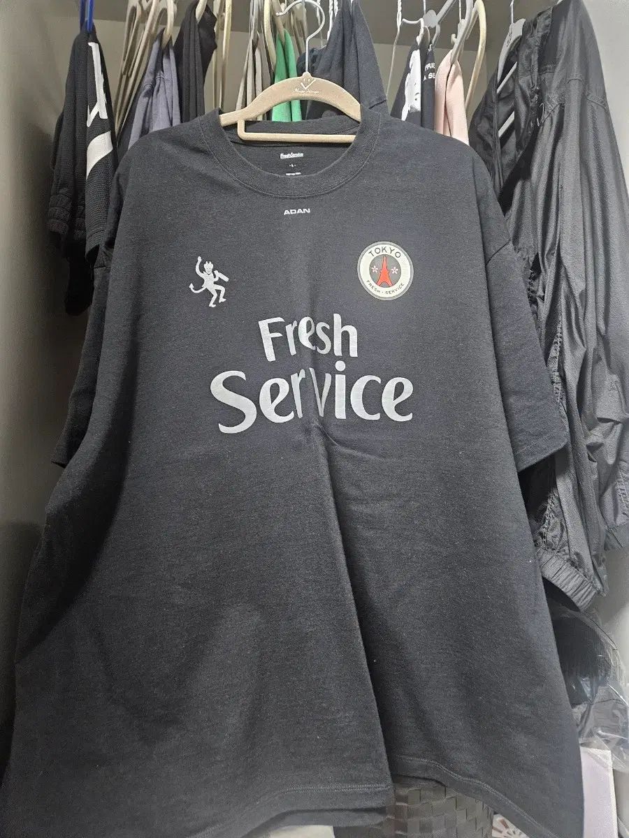 フレッシュサービス Tシャツ ブラック L