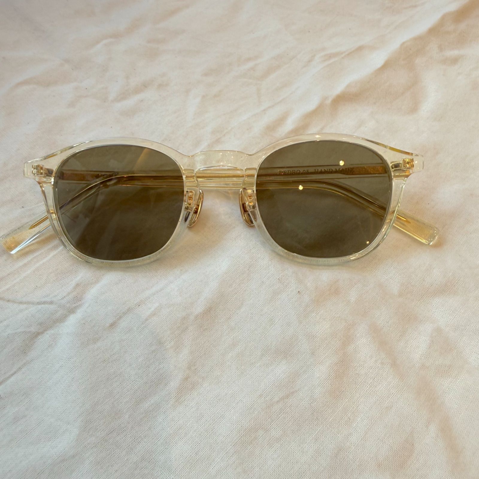 新品未使用　サングラス　PEDRO A.D.S.R.　エーディーエスアール　sunglasses ブラウン　メガネ　アイウェア　YE　ボストン 18,250円
