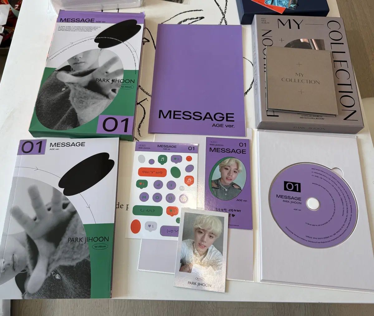パク・ジフン(PARK JIHOON) 正規 1集 エイジ MESSAGE age アルバム フルセット + MYコレクション 8,821円