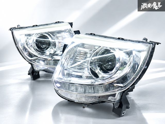【点灯OK！】SUZUKI スズキ 純正 MF33S MRワゴン HID ヘッドライト ヘッドランプ レンズ 左右セット 左右 STANLEY W1456 即納 棚