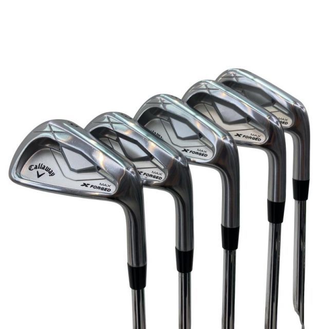 【中古】 キャロウェイ X FORGED MAX(2025) 5S アイアンセット IR NS PRO MODUS3 TOUR105 (フレックスS) メンズ 男性用 右利き 右用 Cランク ゴルフクラブ
