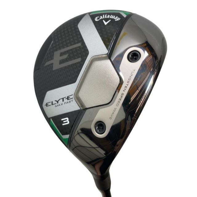 【中古】 キャロウェイ ELYTE MAX FAST 3W フェアウェイウッド FW LIN-Q GREEN 40 for CW(ELYTE FW) (フレックスR) メンズ 男性用 右利き 右用 Cランク ゴルフクラブ