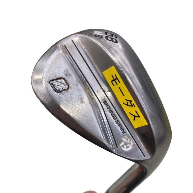 【中古】 ブリヂストン BRIDGESTONE BITING SPIN ノーメッキ 58°/08°M ウェッジ WG NS PRO 950GH neo (フレックスS) メンズ 男性用 右利き 右用 Cランク ゴルフクラブ