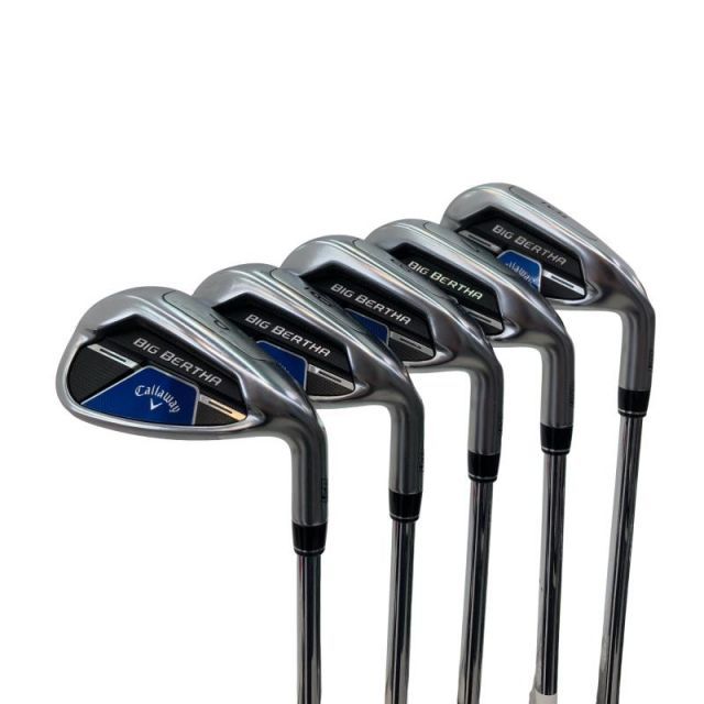 【中古】 キャロウェイ BIG BERTHA B21 5S アイアンセット IR NS PRO ZELOS 7 (フレックスS) メンズ 男性用 右利き 右用 Cランク ゴルフクラブ