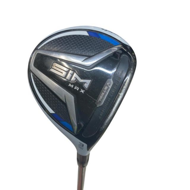 【中古】 テーラーメイド SIM MAX 3W フェアウェイウッド FW リシャフト (フレックスその他) メンズ 男性用 右利き 右用 Dランク ゴルフクラブ