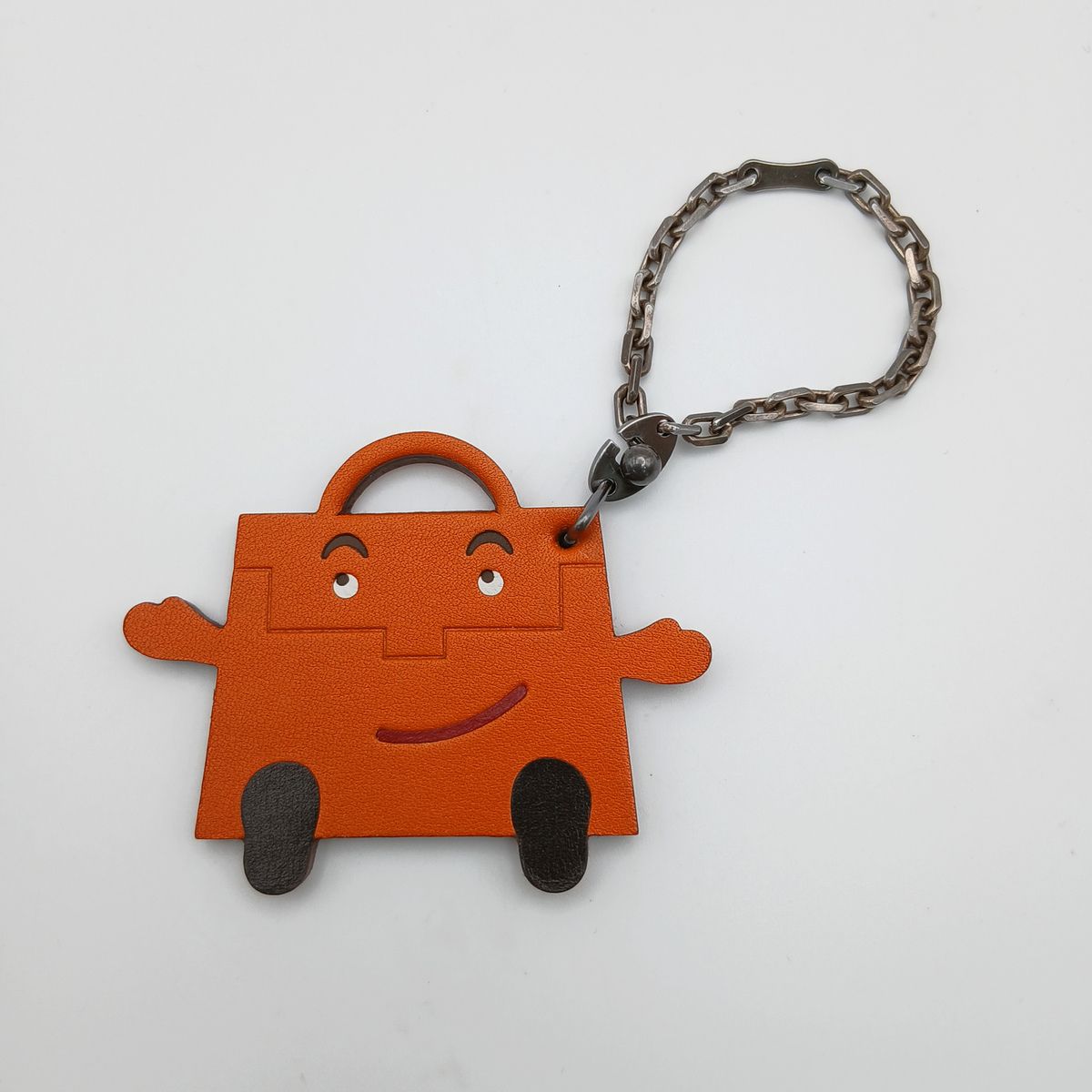 HERMES エルメス ケリドール チャーム レディース シルバー925 シェーブル 中古