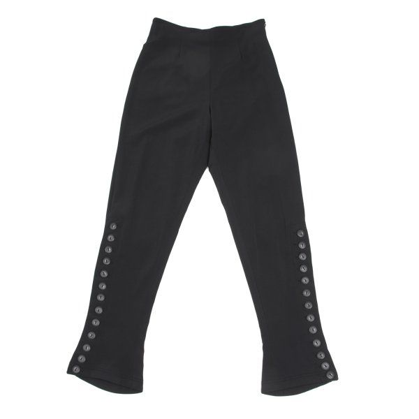 ジャンポールゴルチエファムJean Paul GAULTIER FEMME ナイロンストレッチジョッパーズパンツ 黒40