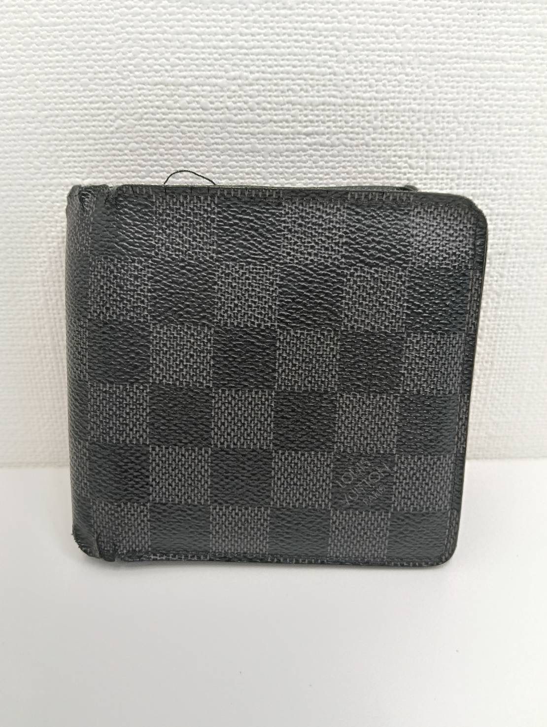 【中古品】 LOUIS VUITTONルイヴィトン ダミエグラフィット ポルトフォイユ マルコ 二つ折り財布 ファッション小物 財布 現状品