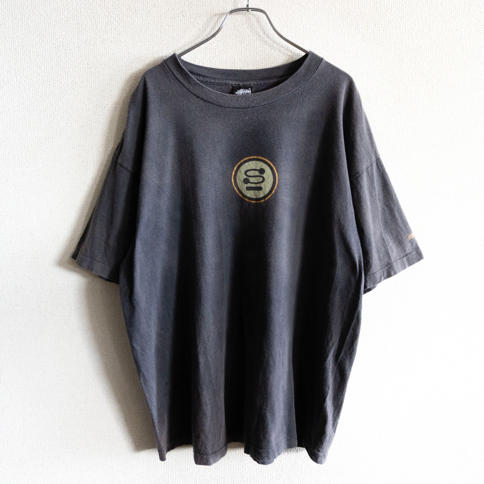 【ブラック/90s】OLD STUSSY【プリント Tシャツ】XL ステューシー オールド ビッグシルエット オーバーサイズ USA製 古着 26080080 29,315円