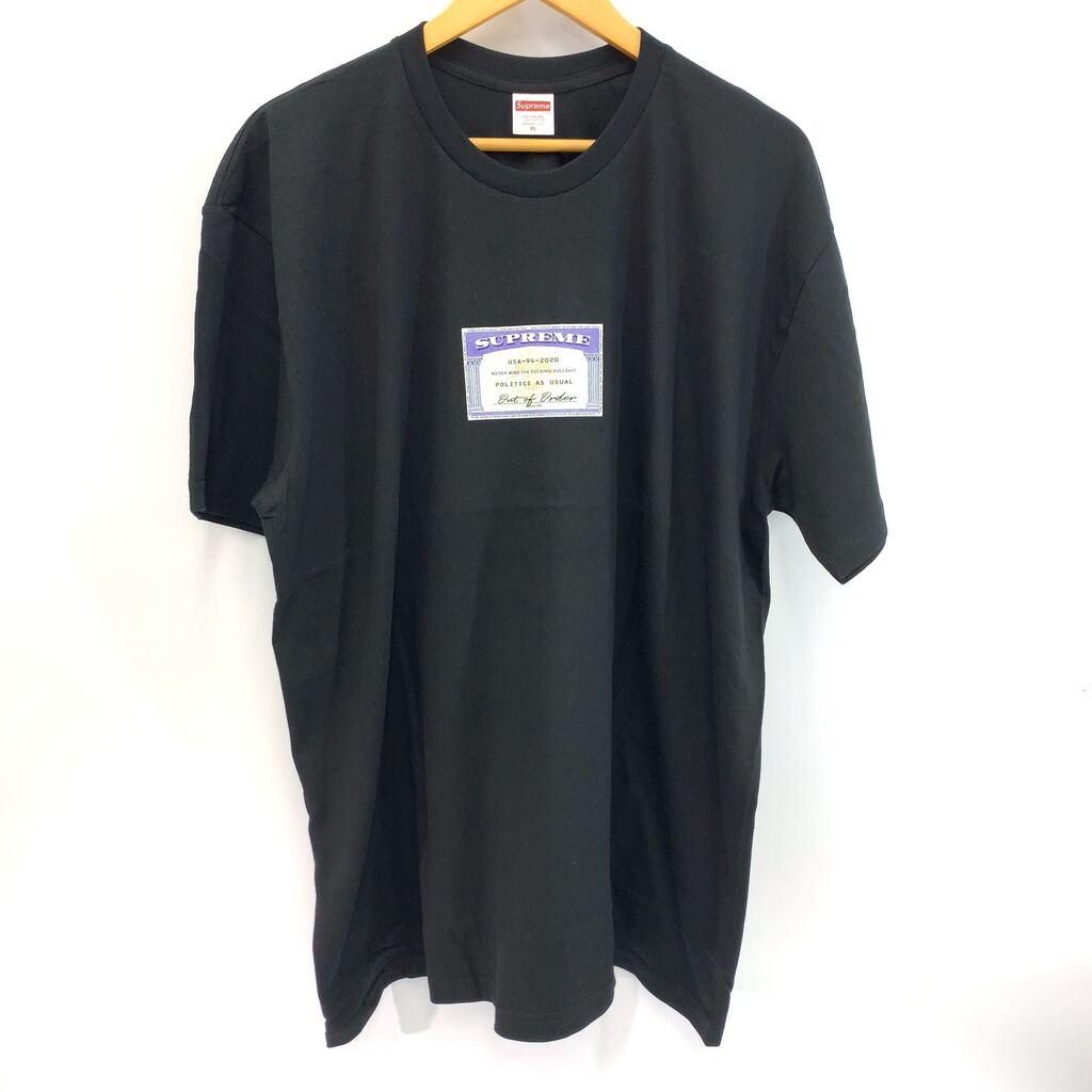 未使用 Supreme シュプリーム social tee 2020 ソーシャル Tシャツ トップス XL ブラック メンズ _201