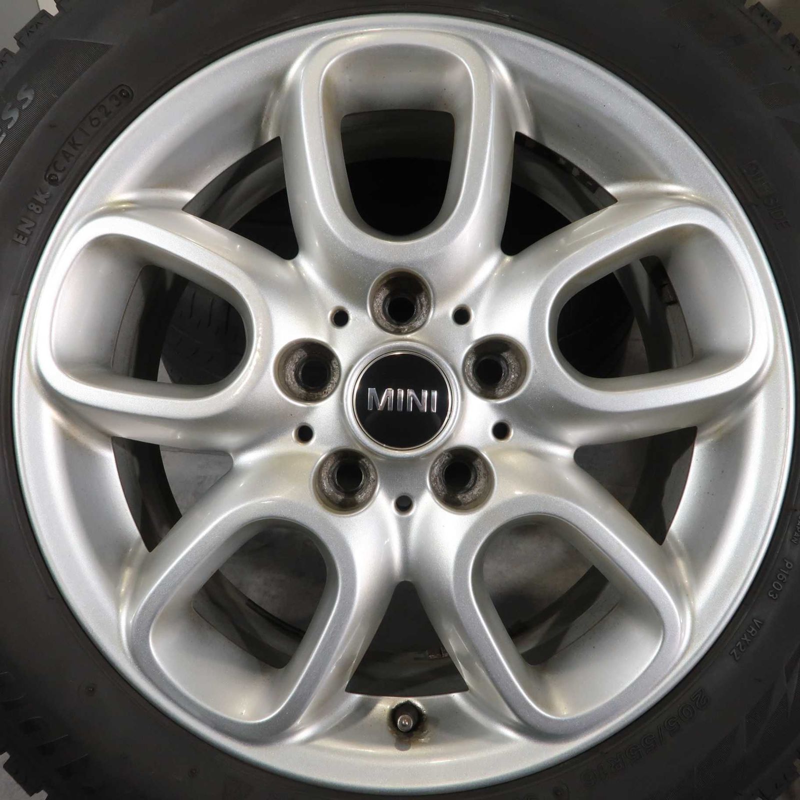 4本 MINI 純正 16インチ 7J +52 5H PCD 112 スタッドレス ブリヂストン