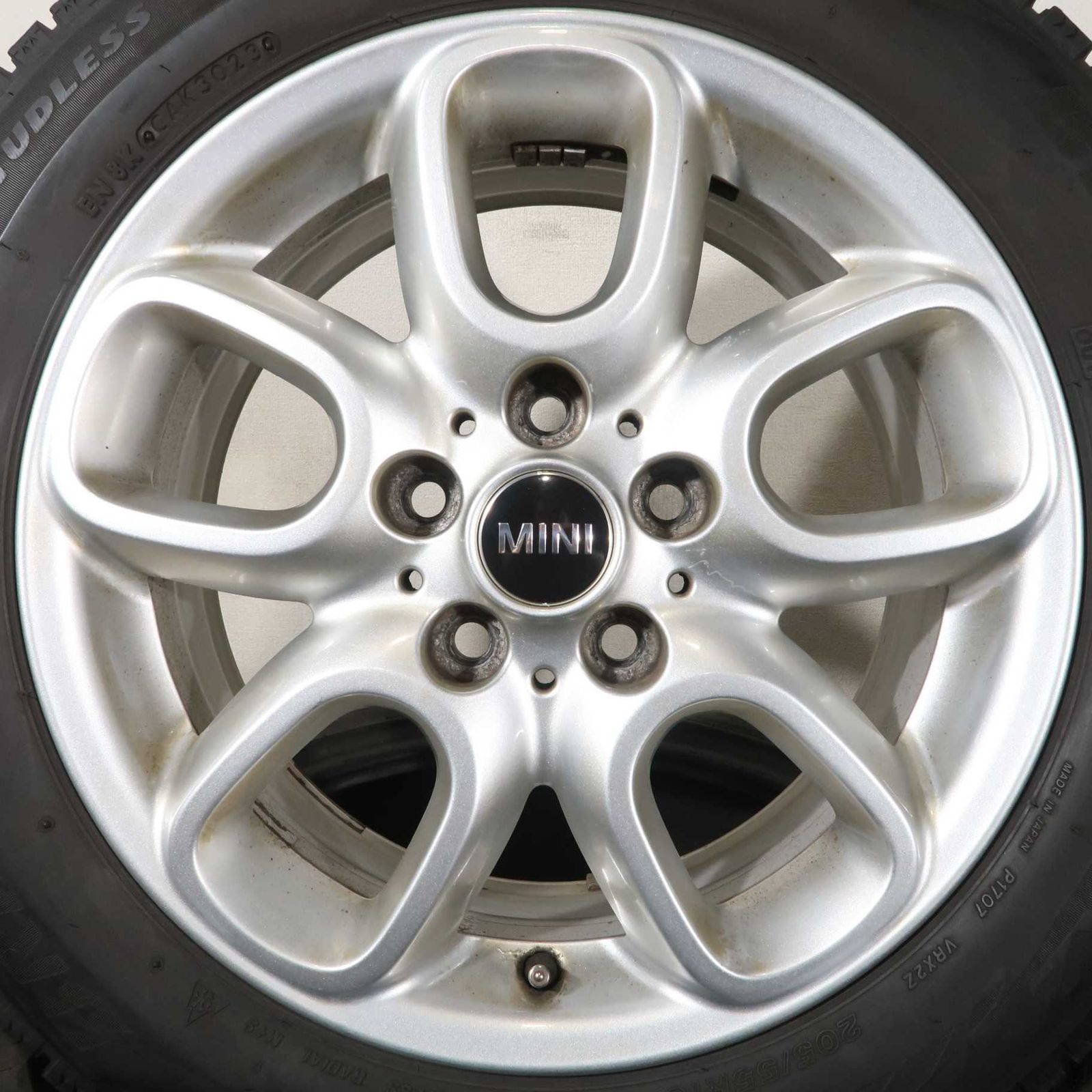 4本 MINI 純正 16インチ 7J +52 5H PCD 112 スタッドレス ブリヂストン