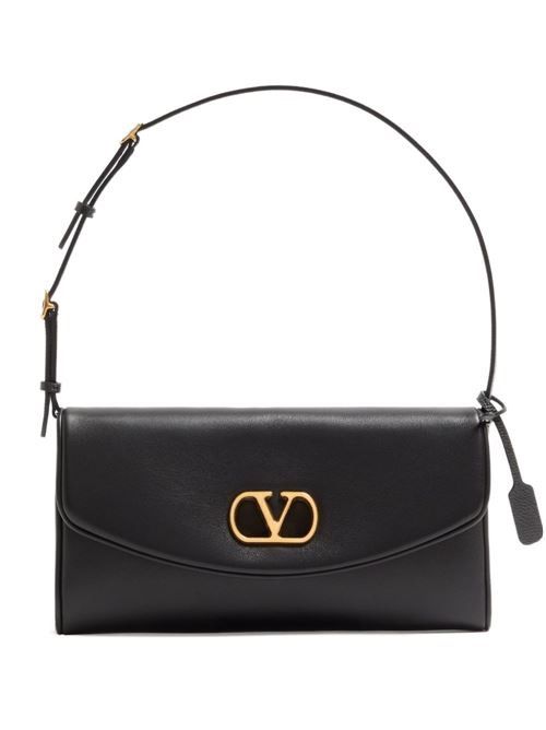 VALENTINO GARAVANI DEVAIN スモール レザー ショルダーバッグ 送料無料