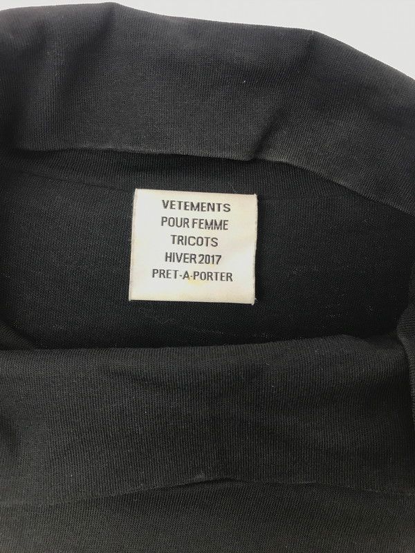 【中古品】 VETEMENTS ヴェトモン 16AW SKUL LAYERED T-SHIRTS DRESS レイヤード Tシャツ ドレス トップス 【141-260808-rt-11-tagh】