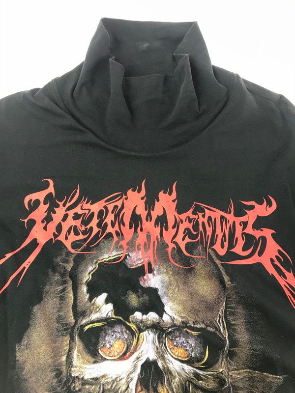 【中古品】 VETEMENTS ヴェトモン 16AW SKUL LAYERED T-SHIRTS DRESS レイヤード Tシャツ ドレス トップス 【141-260808-rt-11-tagh】