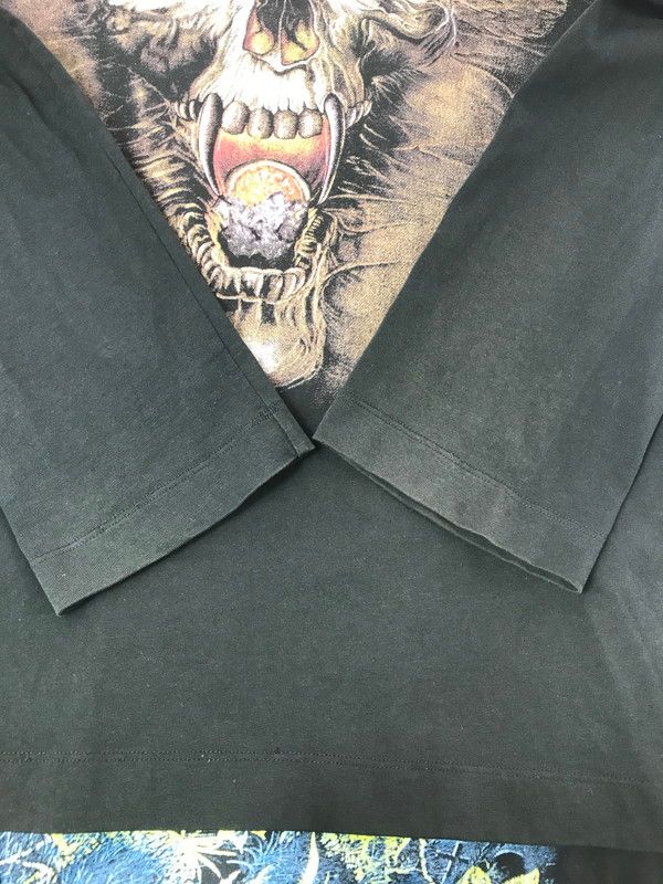 【中古品】 VETEMENTS ヴェトモン 16AW SKUL LAYERED T-SHIRTS DRESS レイヤード Tシャツ ドレス トップス 【141-260808-rt-11-tagh】