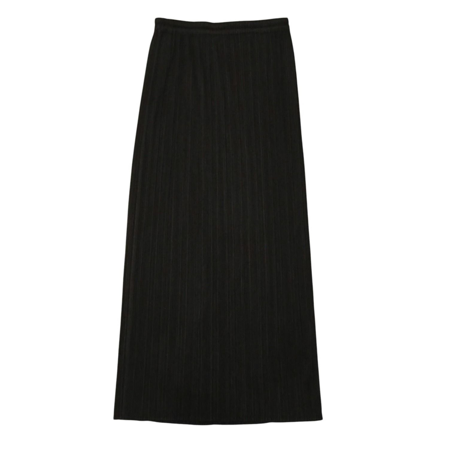 極美品 ISSEI MIYAKE イッセイミヤケ PLEATS PLEASE プリーツプリーズ スカート ボトムス 6443013 ブラック サイズ1 中古 4a006117プリーツスカート