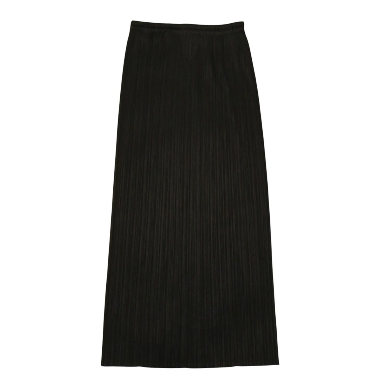 極美品 ISSEI MIYAKE イッセイミヤケ PLEATS PLEASE プリーツプリーズ スカート ボトムス 6443013 ブラック サイズ1 中古 4a006117