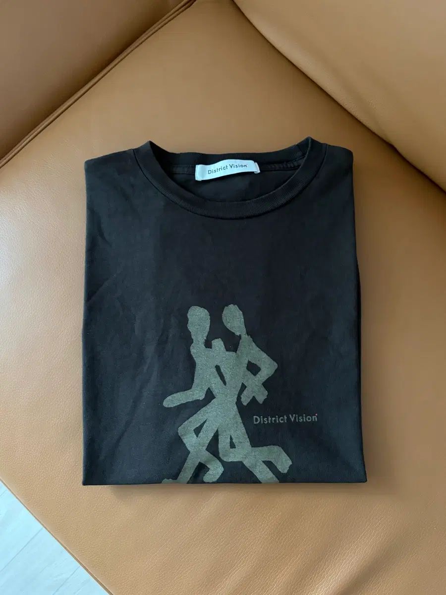 DISTRICT VISION カリフォルニアコットン 半袖Tシャツ ブラウン L