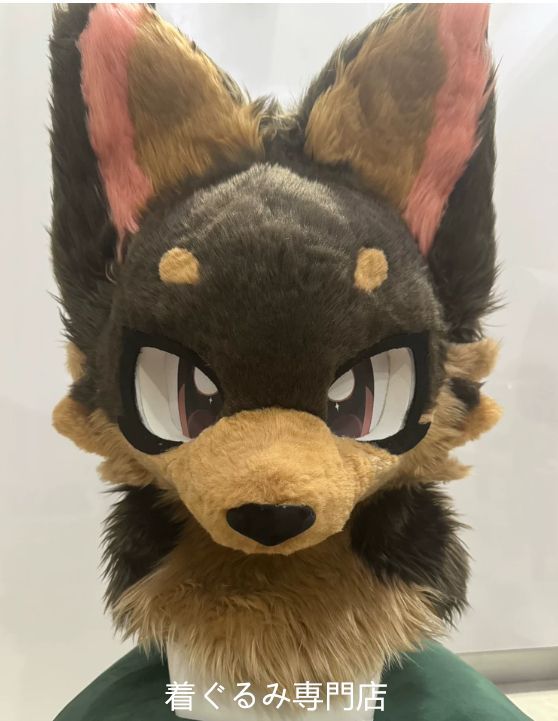 狼　犬　猫　着ぐるみ 　ヘッド ケモノ ファースーツ ぬいぐるみ コスプレ コスチューム Kurumi 一点物 D839 44,850円