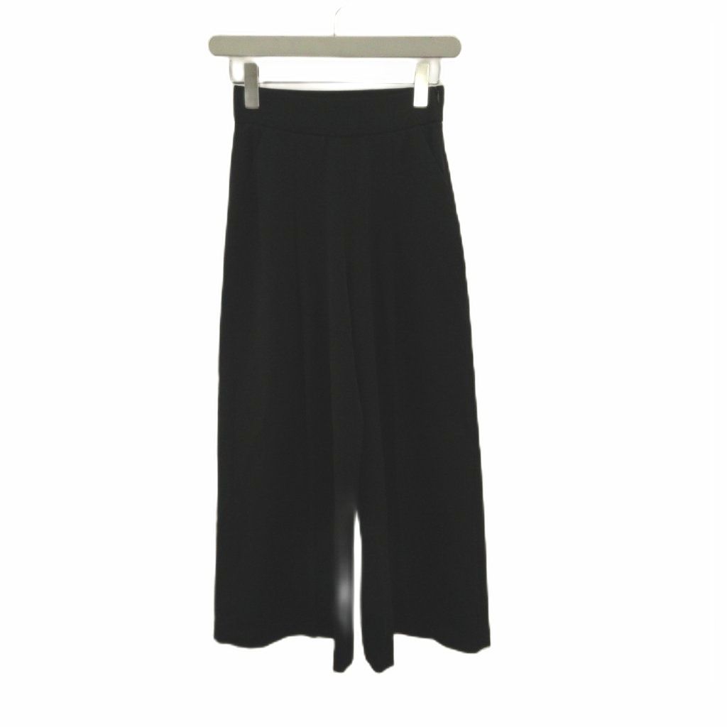 セラードアー Cellar Door ワイドパンツ 36 黒 ブラック 無地 クロップド丈 /NP ■GY62 6,764円