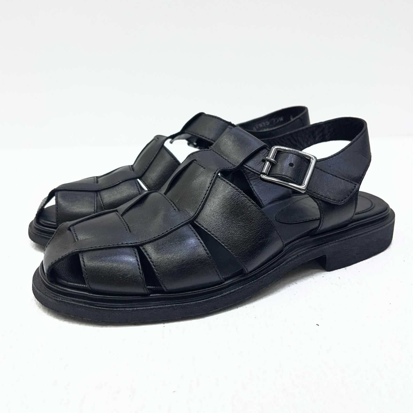 【加古川店】 中古 Paraboot | パラブーツ サンダル SANTORIN 87030 ブラック 【128】