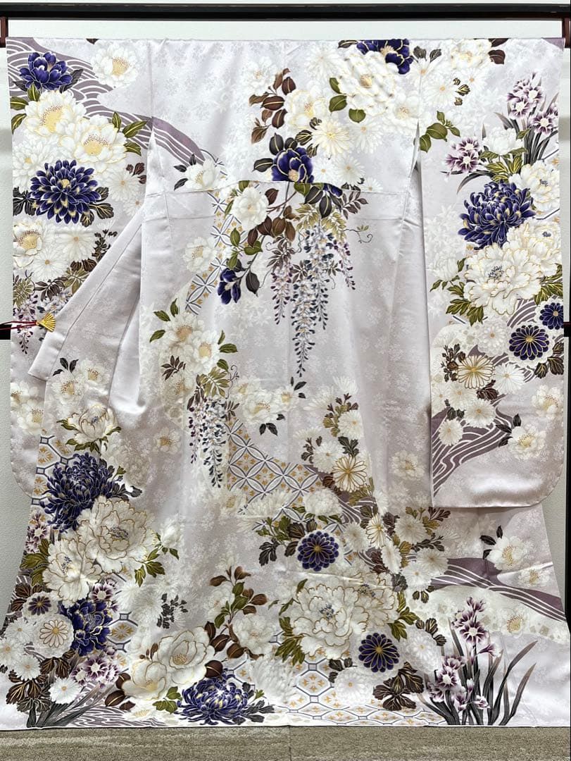 振袖 ラメ刺繍 金彩 紋意匠 身丈171cm 新品未使用品 MO3911