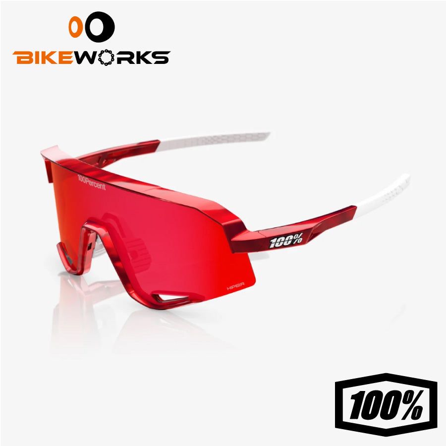 SLENDALE PIDCOCK LE Gloss Red Holographic - HiPER Fire Red Mirror Lens | 100% / ワンハンドレッド