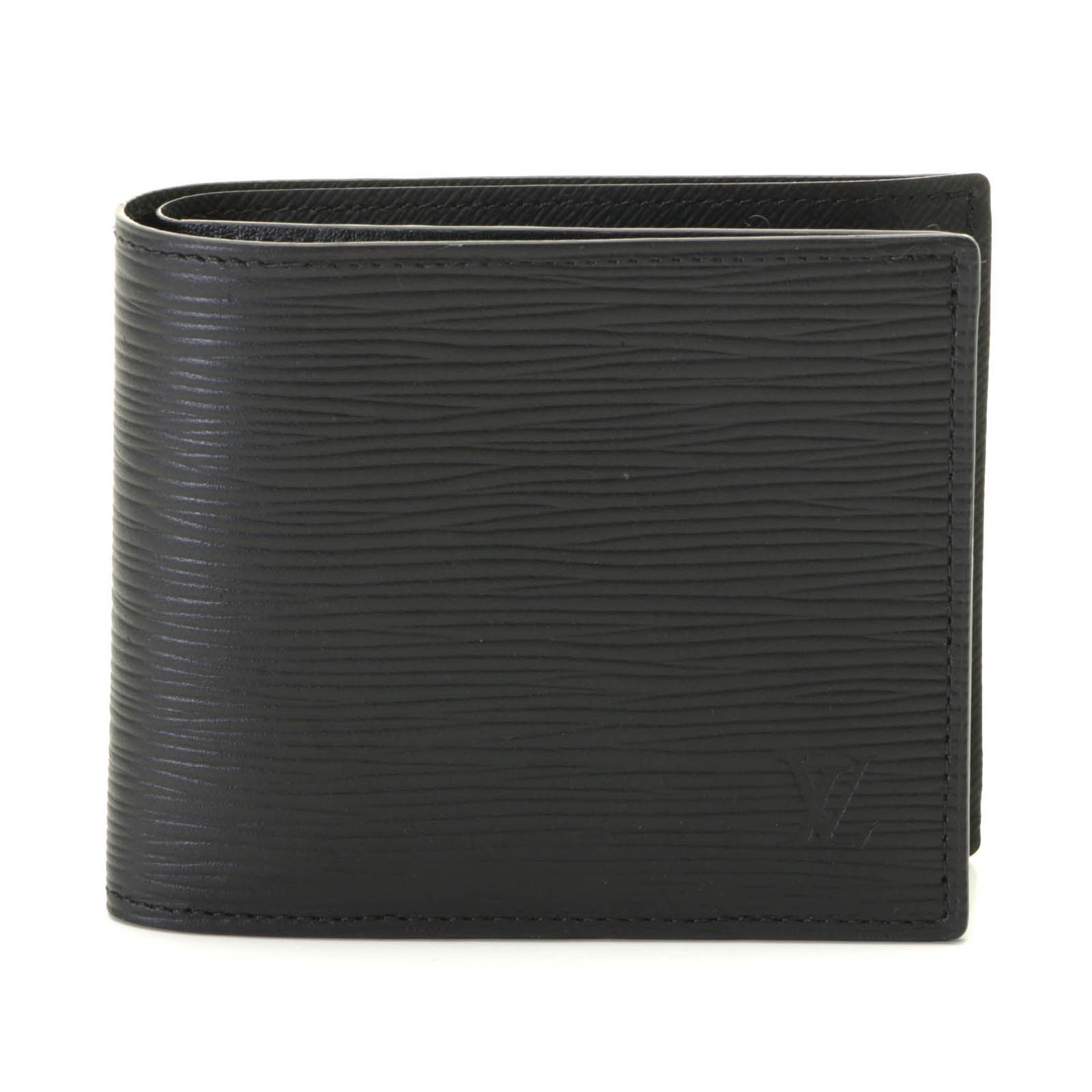 LOUIS VUITTON ルイ・ヴィトン ポルトフォイユ・マルコNM M62289 二つ折り財布 エピレザー ノワール メンズ【中古】434
