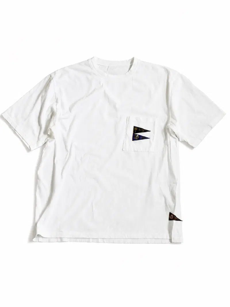 キャピタル 20 ジャージ フラッグ Tシャツ 3 フラッグ 白 XL EK1223SC