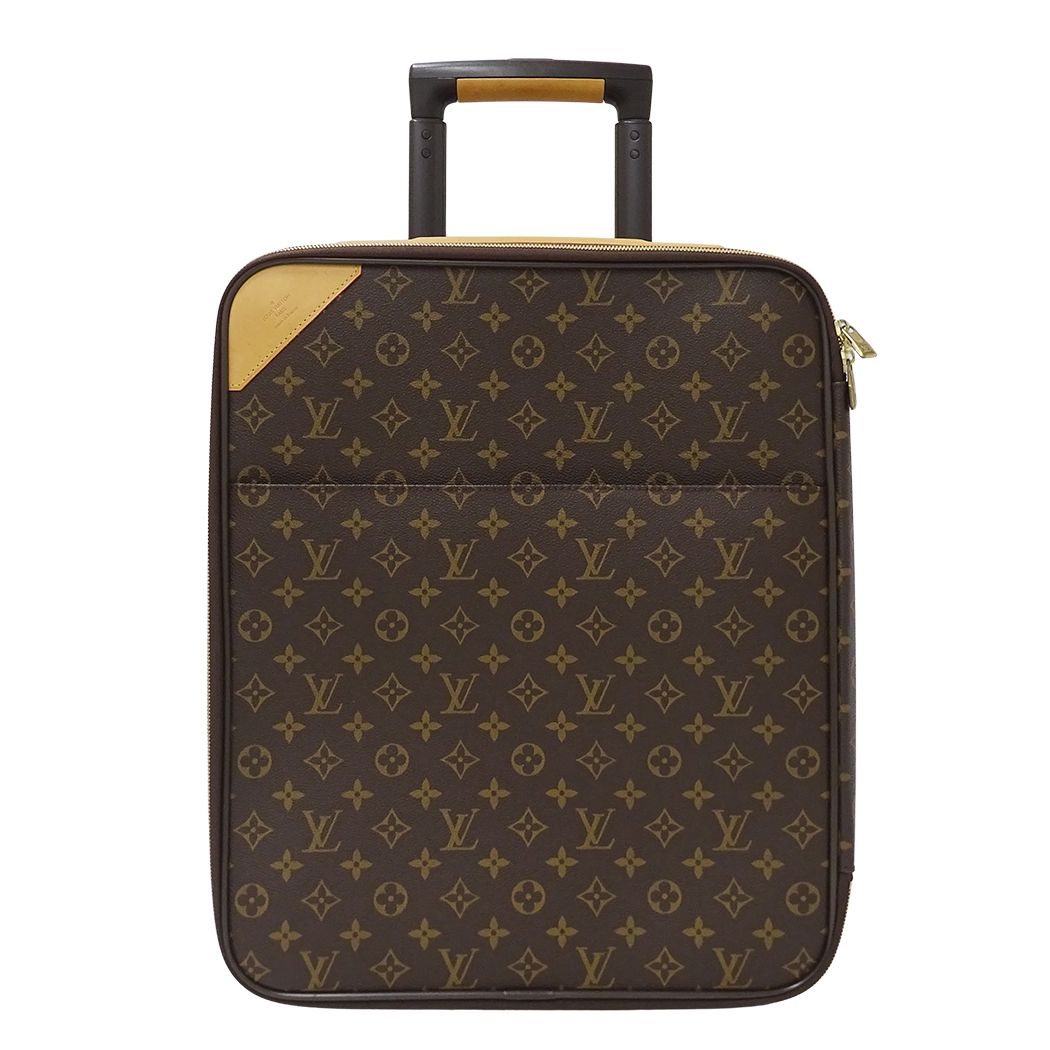 ルイ・ヴィトン LOUIS VUITTON バッグ モノグラム レディース メンズ ブランド スーツケース キャリーバッグ ペガス 45 M23293 ブラウン 旅行用 おしゃれ 【中古】