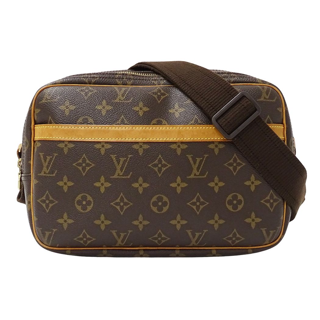 ルイ・ヴィトン LOUIS VUITTON バッグ モノグラム レディース ブランド ショルダーバッグ リポーター PM M45254 ブラウン おしゃれ 【中古】 48,480円