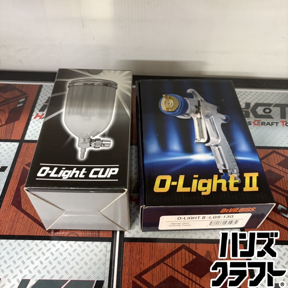 ▼【未使用開封品】デビルビス O-LIGHT Ⅱ-LGS-13G 400SF スプレーガン カップセット 12,210円
