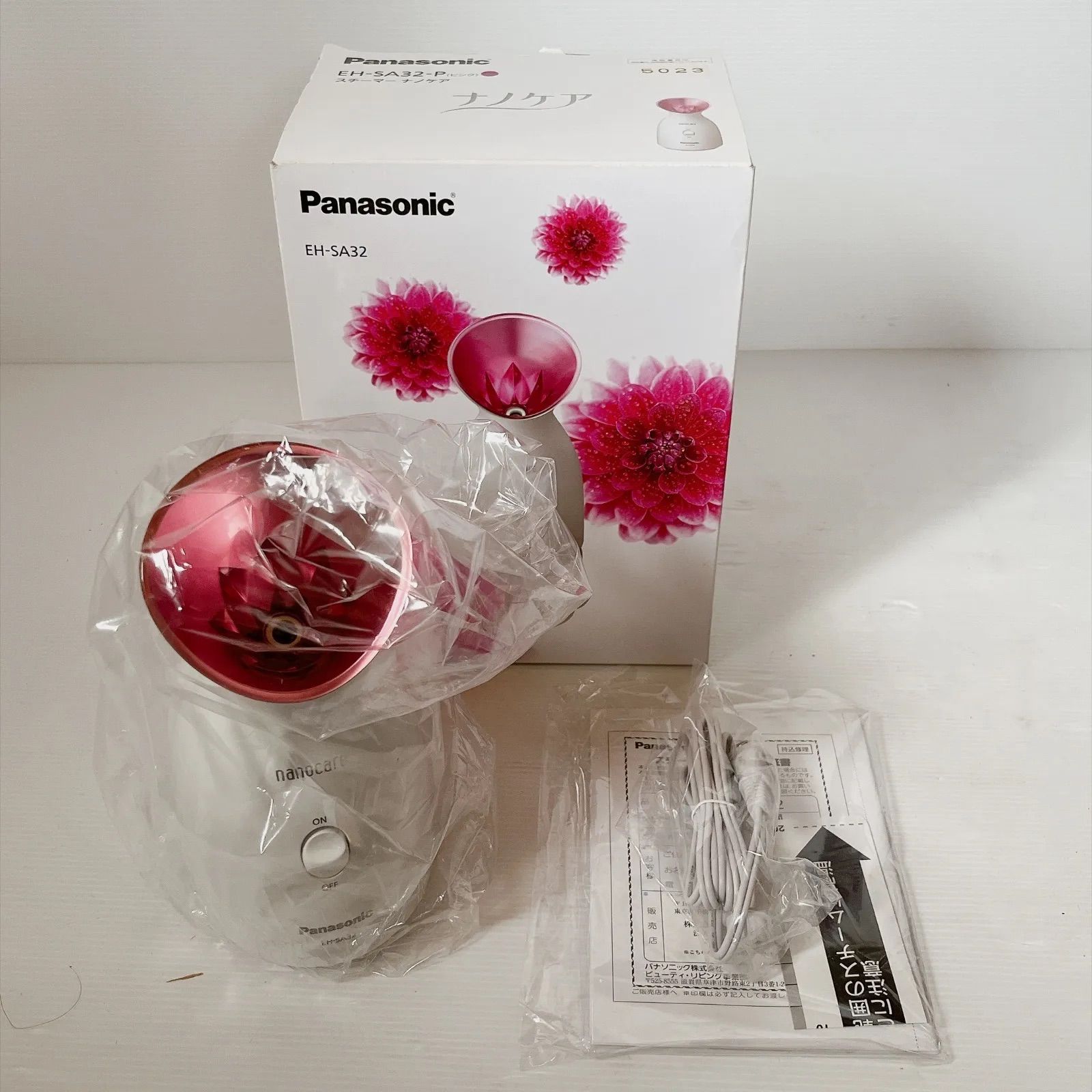 新品未使用品】Panasonic パナソニック EH-SA32-P スチーマー ナノケア