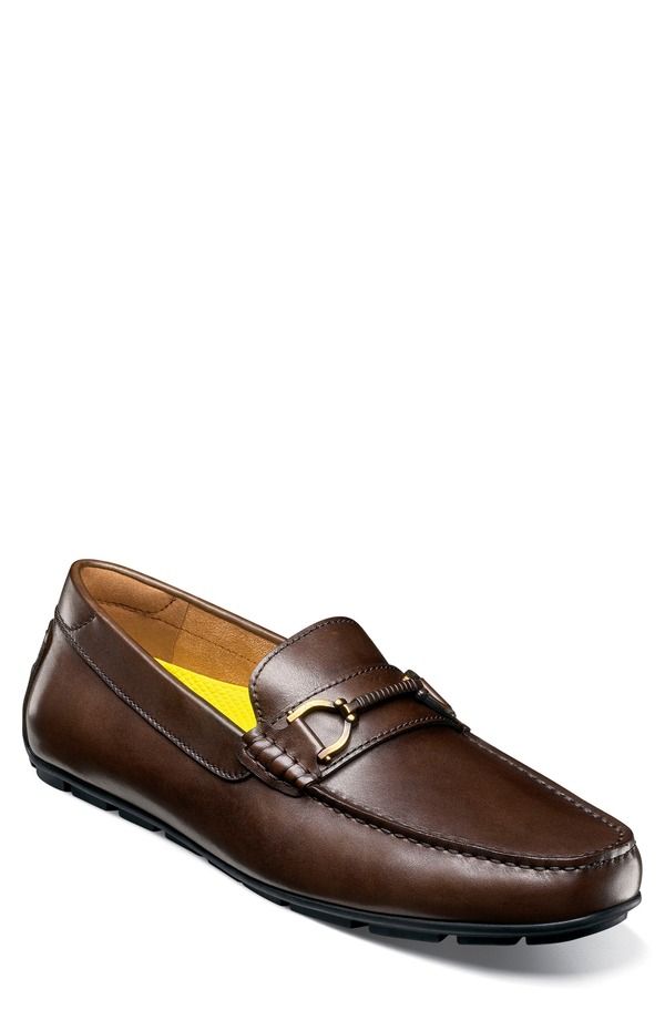 フローシャイム メンズ シューズ ローファー Florsheimotor Moc Toe Bit Driving Loafer Multiple Widths Available Brown ブラウン