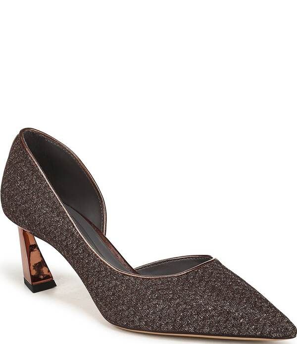 フランコサルト レディース シューズ ヒール Sarto by Franco Sarto Tawny 2 Textu red Glitter Pointed Toe dOrsay Pumps Brow 33,020円