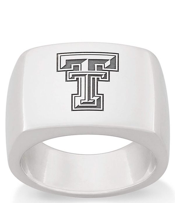 ジェームズ エイヴリー メンズ アクセサリー カフスボタン James Avery Texas Tech University Signet Ring Sterling Silver シルバー