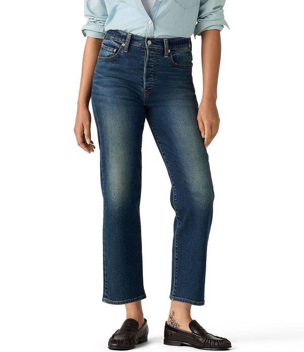 リーバイス レディース ボトムス デニムパンツ ストレート アンクル ジーンズ LevisRibcage Straight Leg Ankle Jeanshe Is Ready